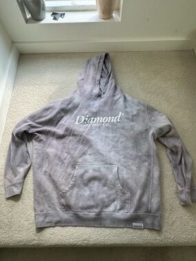 Diamond Supply Co. Hoodie in Faded Lavender